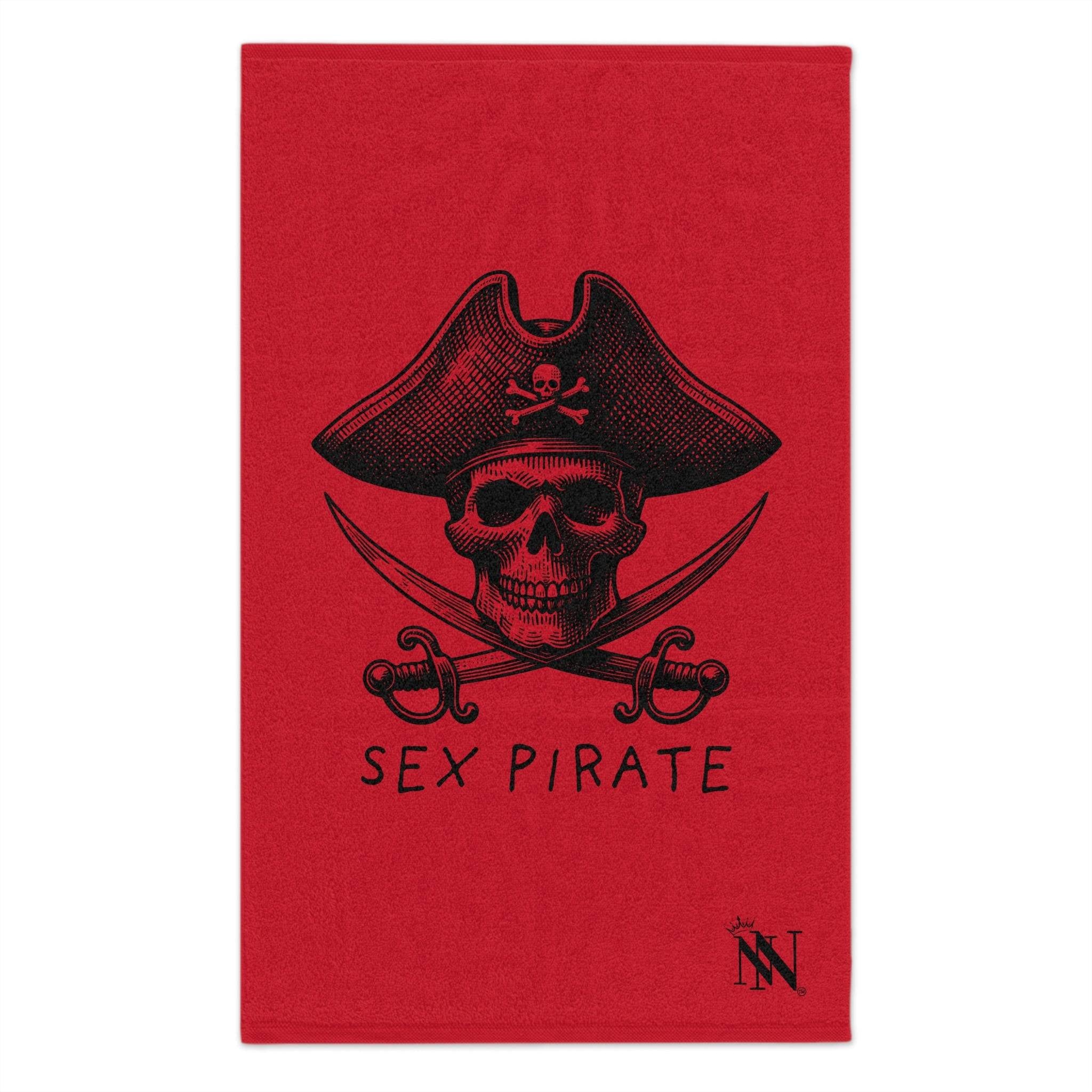 Sex Pirate Red Mix & Match Soft Sex Towels | Naughty Lovers’ Gifts