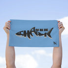 Sex Shark Light Blue | Mix & Match Soft Fun-Flirty Lovers’ Towels