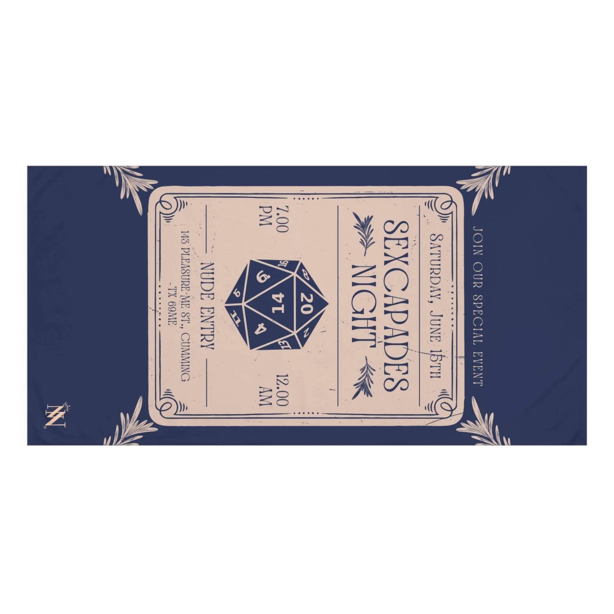 Sexcapades Night | Mix & Match Naughty XL Fun-Flirty Lovers’ Towels