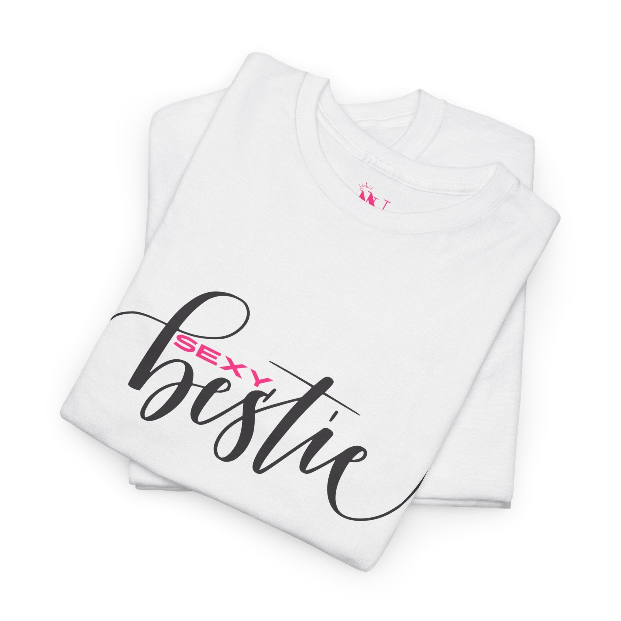 Sexy Bestie | Mix & Match 100% Cotton Unisex Fun-Flirty Lovers’ Tees