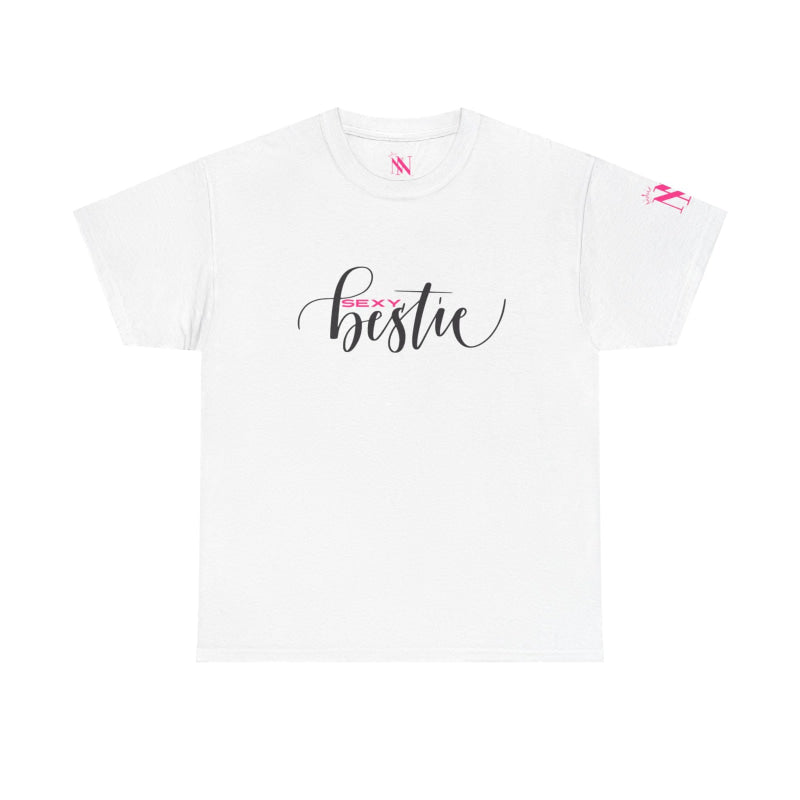 Sexy Bestie | Mix & Match 100% Cotton Unisex Fun-Flirty Lovers’ Tees