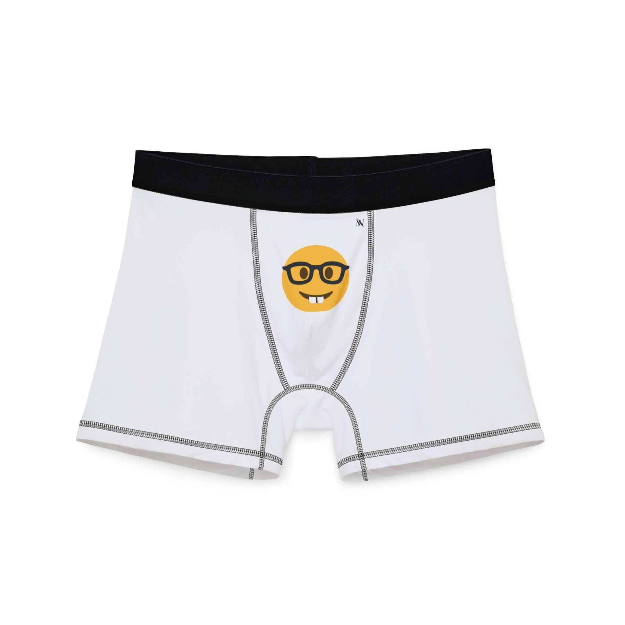 Sexy Nerd Emoji | Mix & Match Fun-Flirty Lovers’ Boxer Briefs