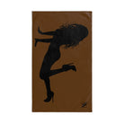 Sexy Trucker Girl Brown | Mix & Match Original Fun-Flirty Lovers’ Towels