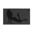 Sexy Trucker Girl Dark Grey | Mix & Match Original Fun-Flirty Lovers’ Towels