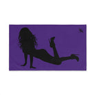 Sexy Trucker Girl Purple | Mix & Match Original Fun-Flirty Lovers’ Towels
