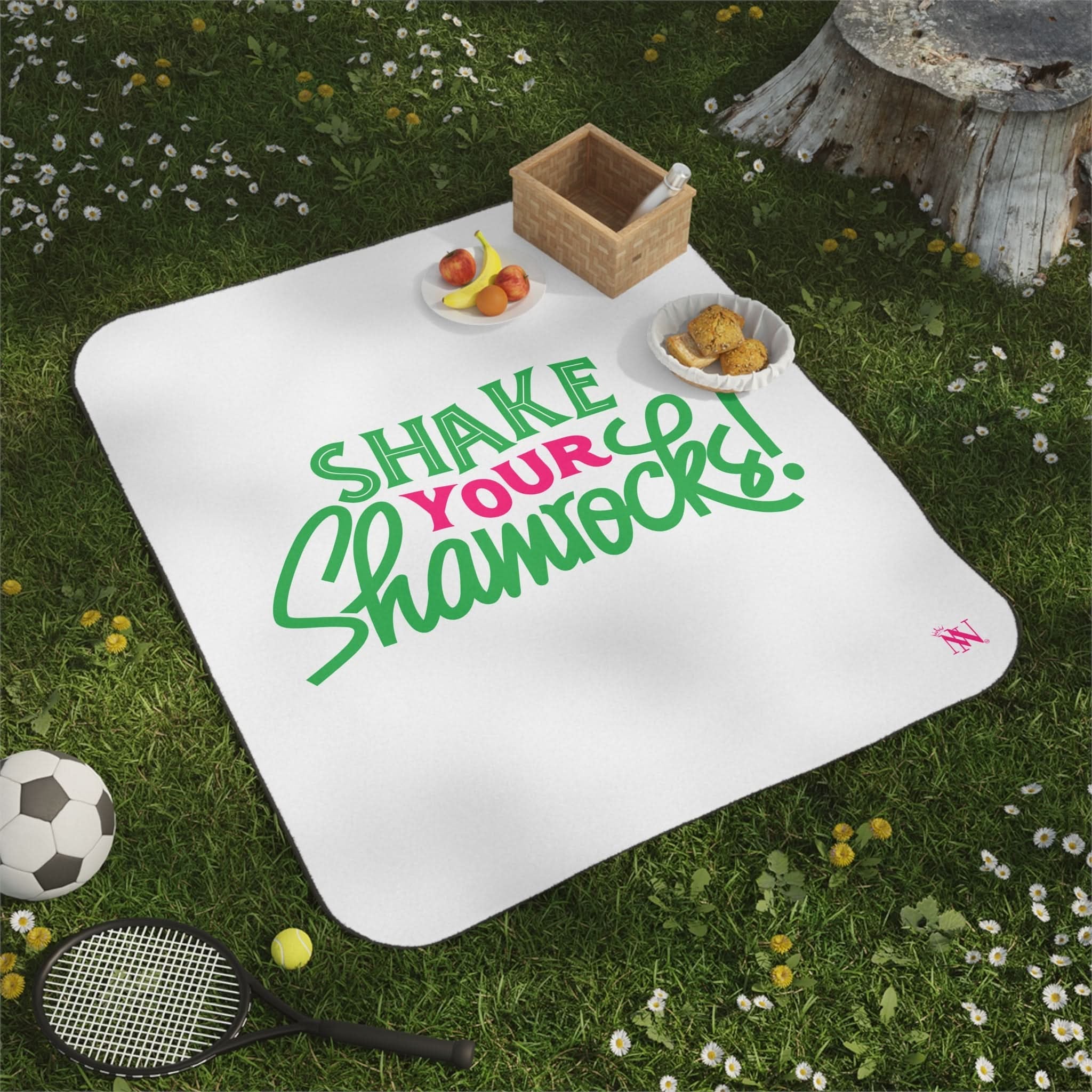 Shake Your Shamrocks | Mix Match Fun-Flirty Lovers’ Water-Resistant Blankets
