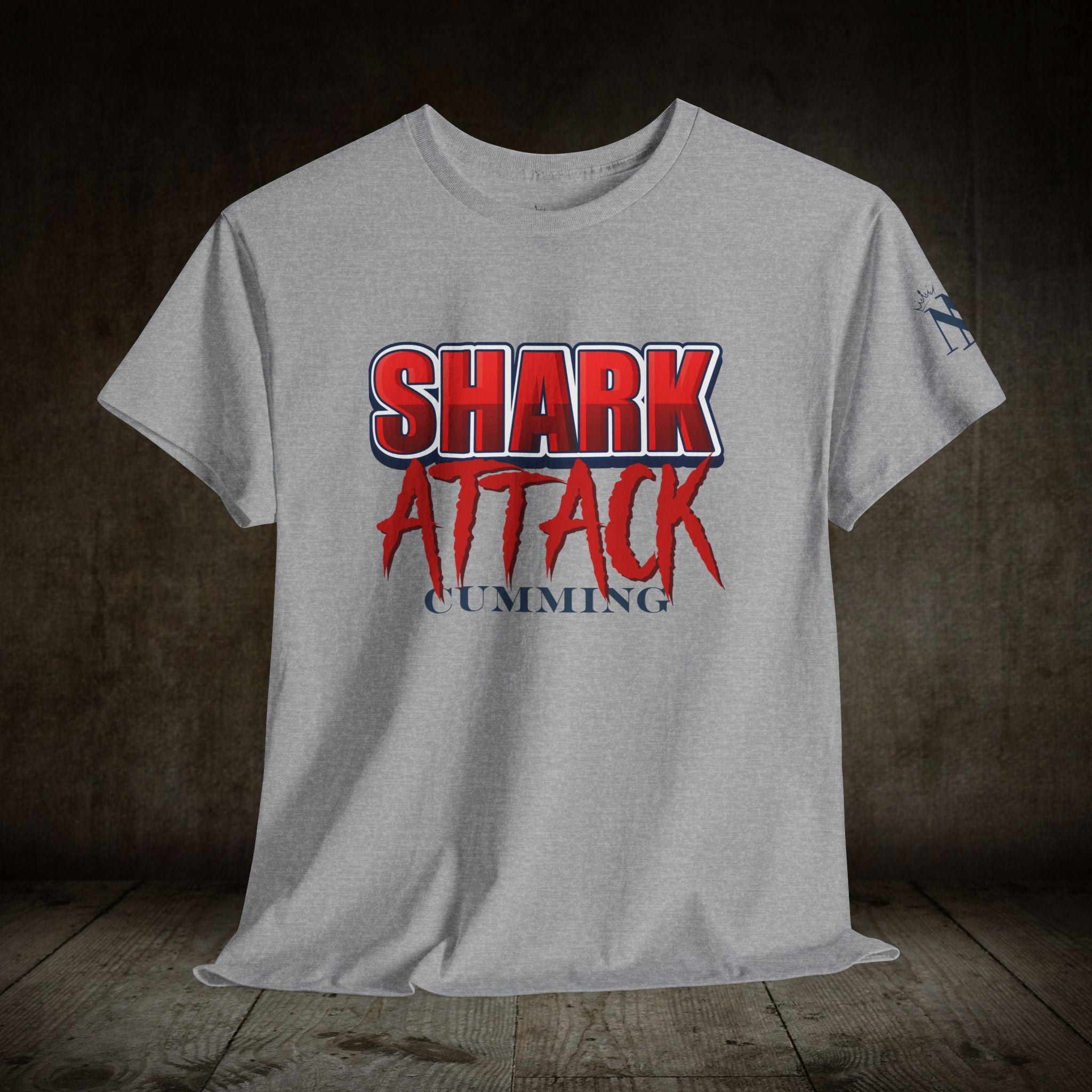 Shark Attack Cumming | Mix & Match 100% Cotton Unisex Fun-Flirty Lovers’ Tees