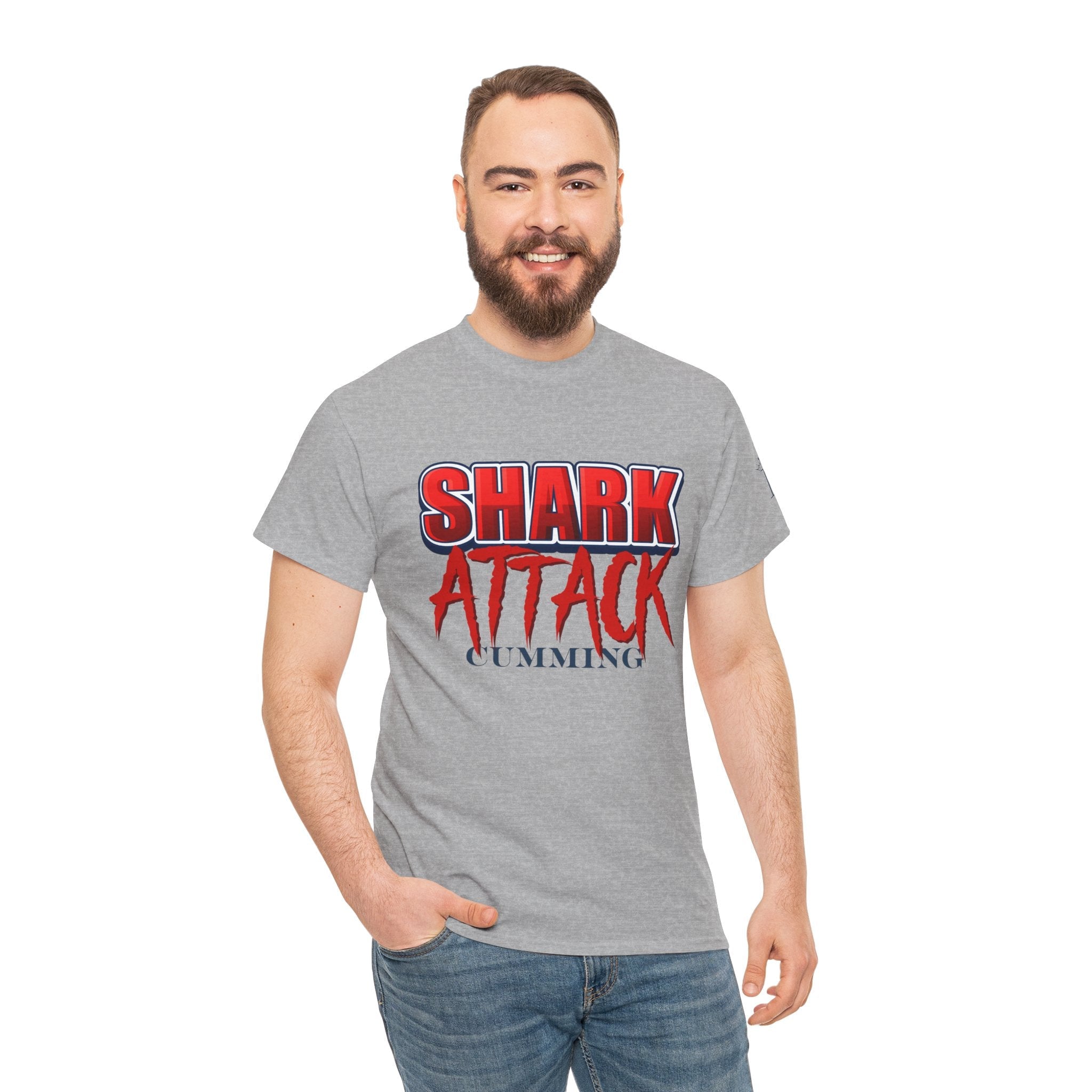 Shark Attack Cumming | Mix & Match 100% Cotton Unisex Fun-Flirty Lovers’ Tees