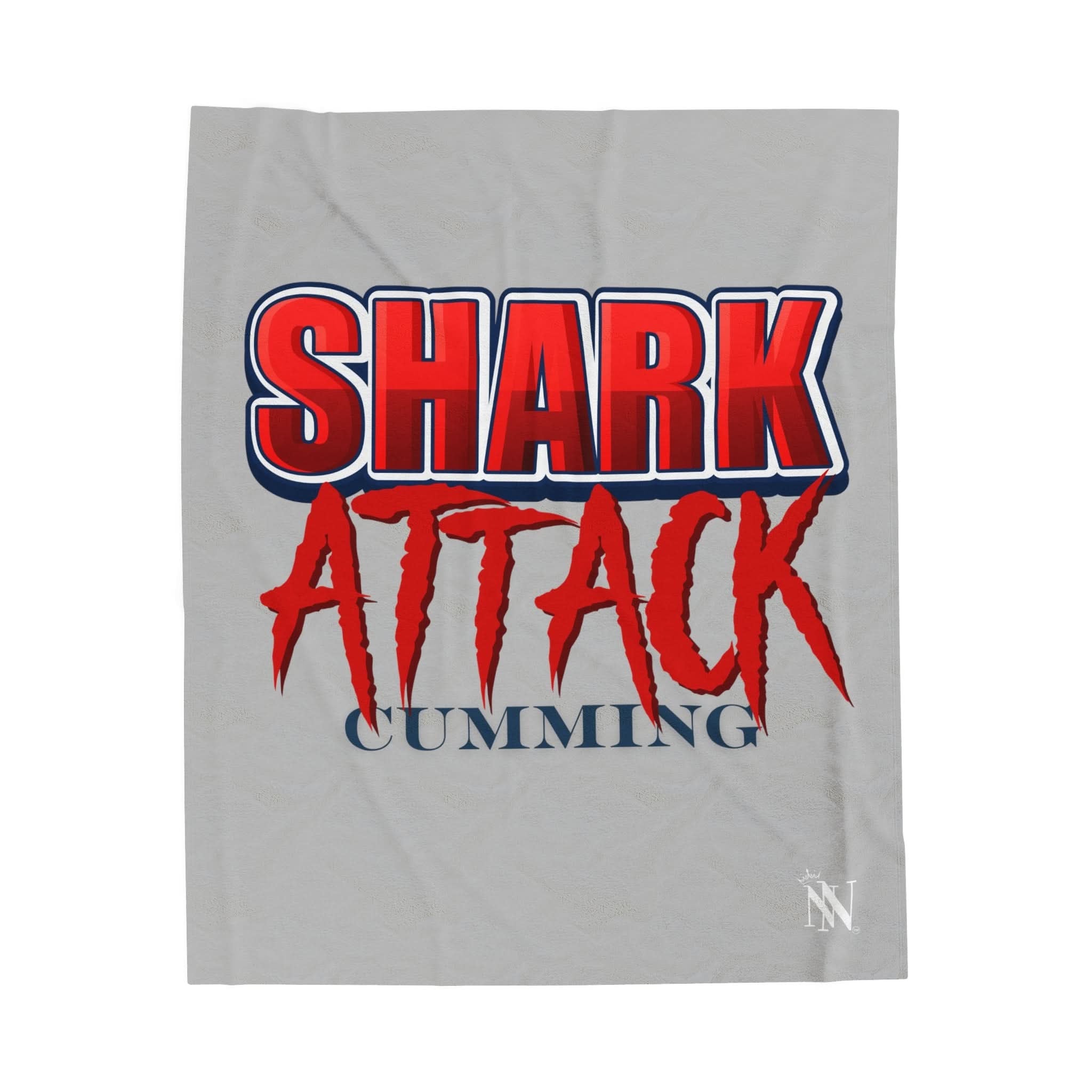 Shark Attack Cumming | Mix & Match Fun-Flirty Lovers’ Blankets