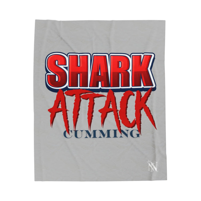 Shark Attack Cumming | Mix & Match Fun-Flirty Lovers’ Blankets