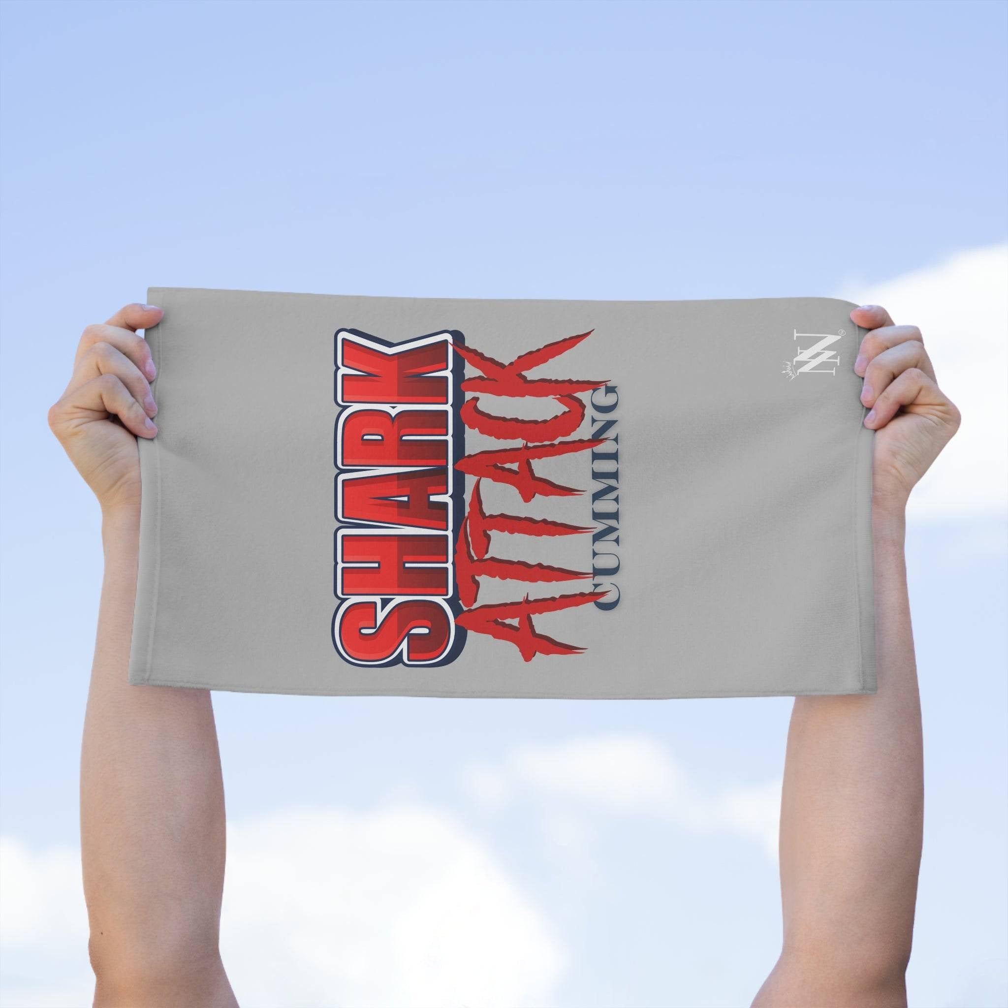 Shark Attack Cumming | Mix & Match Soft Fun-Flirty Lovers’ Towels