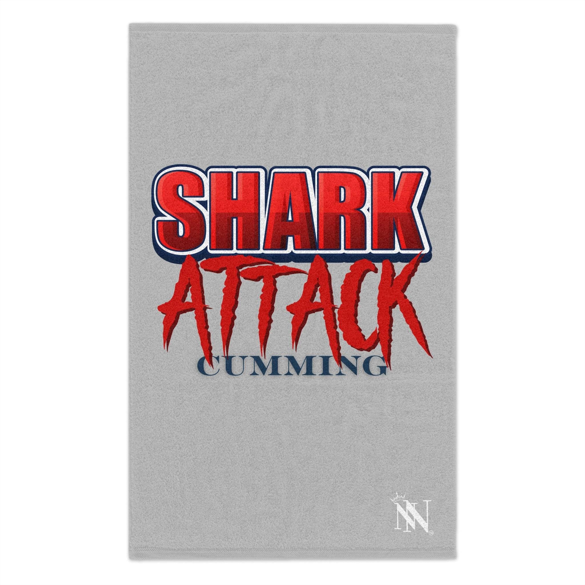Shark Attack Cumming | Mix & Match Soft Fun-Flirty Lovers’ Towels