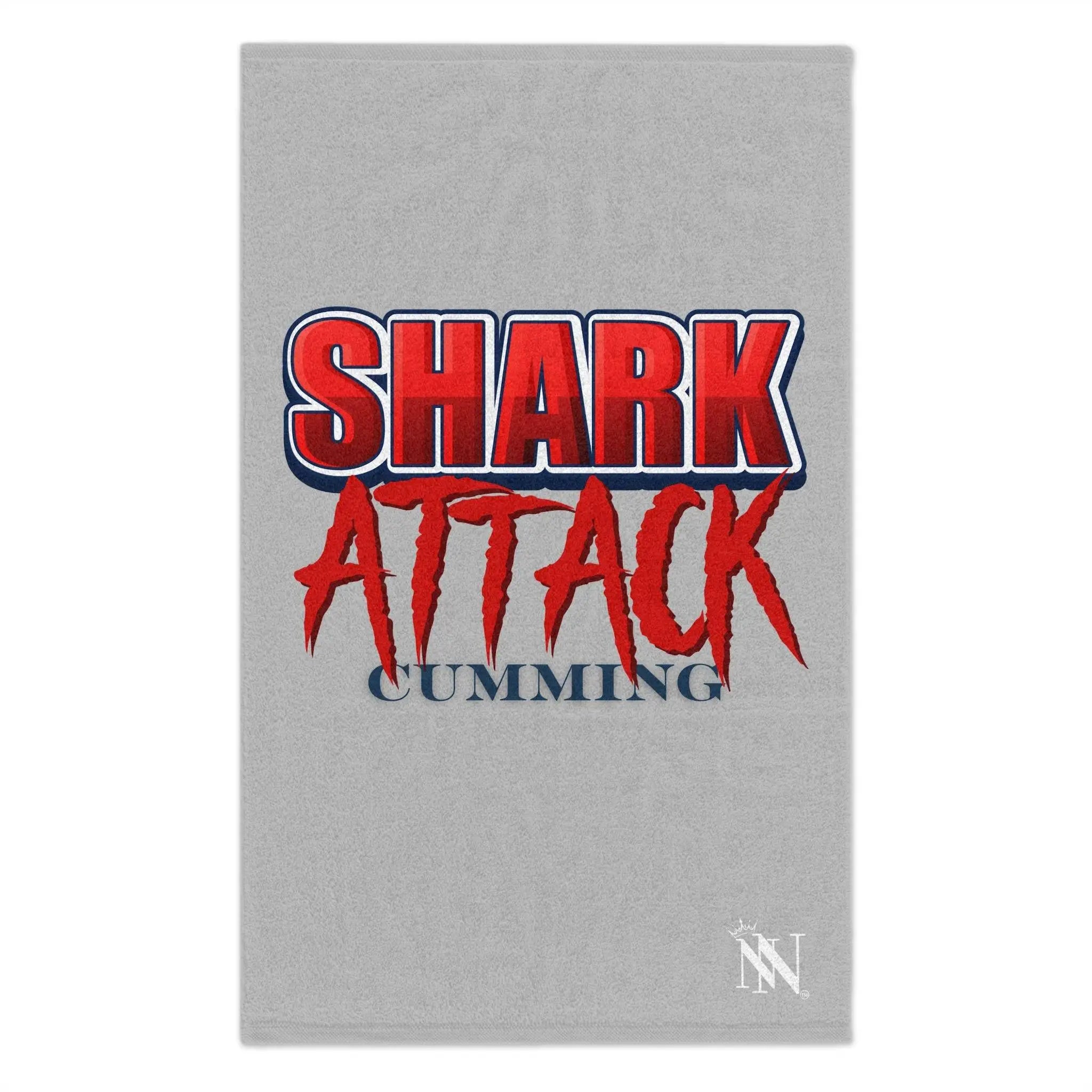 Shark Attack Cumming | Mix & Match Soft Fun-Flirty Lovers’ Towels
