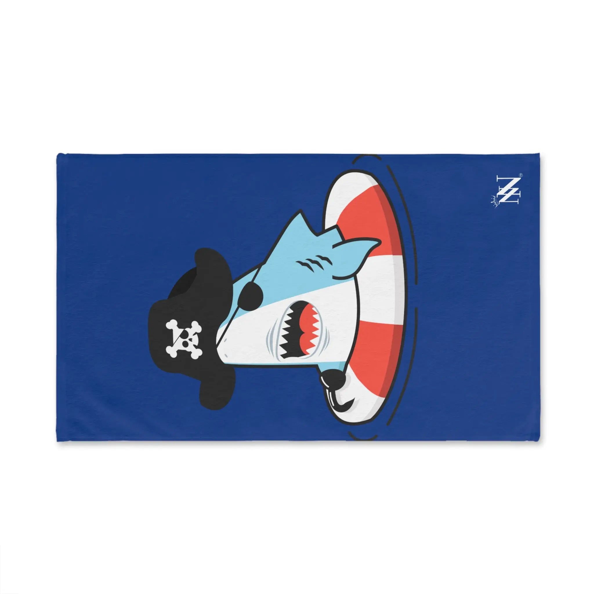 Shark Pirate Lifesaver Blue | Mix & Match Original Fun-Flirty Lovers’ Towels
