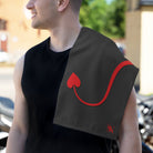 She’s the Devil Dark Grey | Mix & Match Soft Fun-Flirty Lovers’ Towels