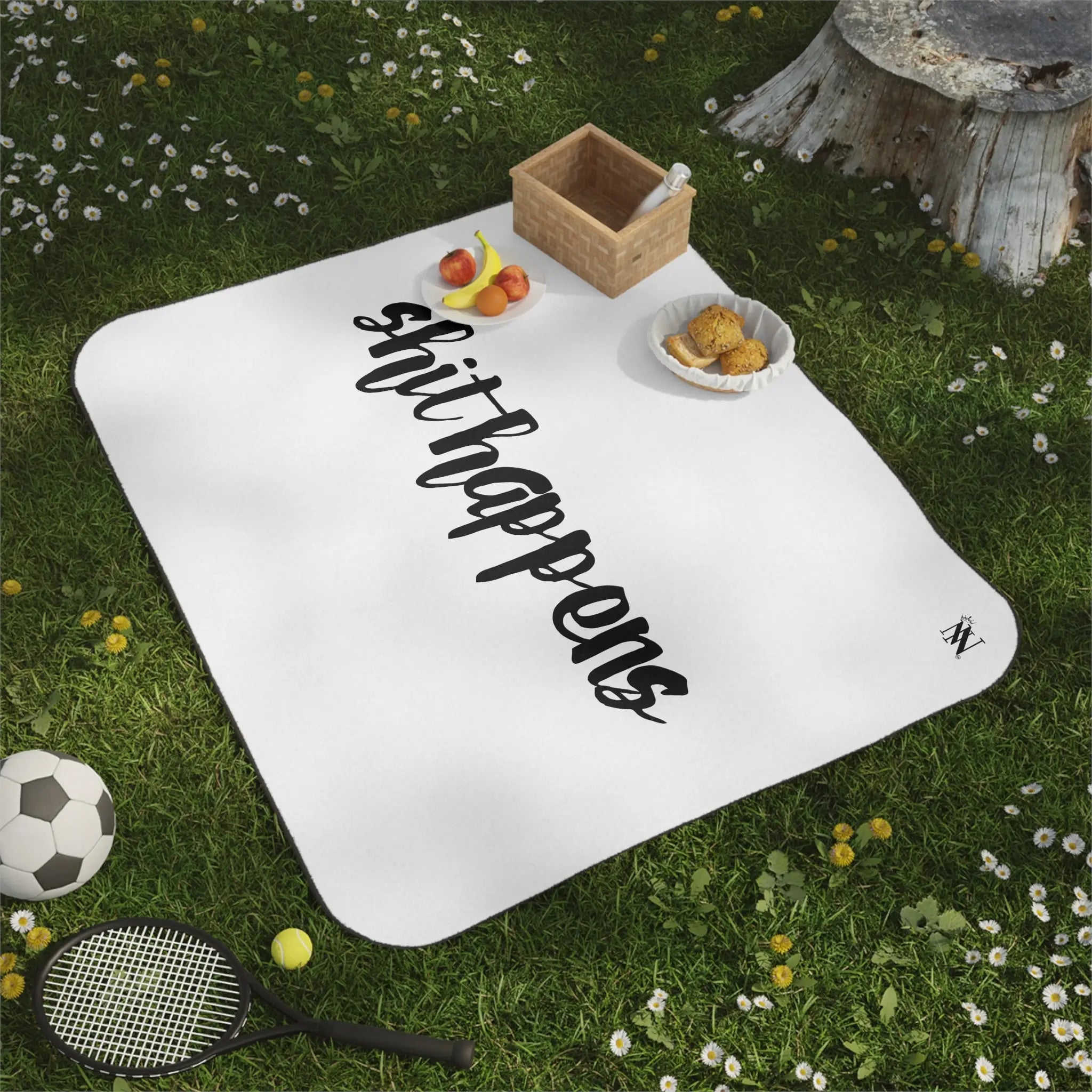 Shit Happens | Mix Match Fun-Flirty Lovers’ Water-Resistant Blankets