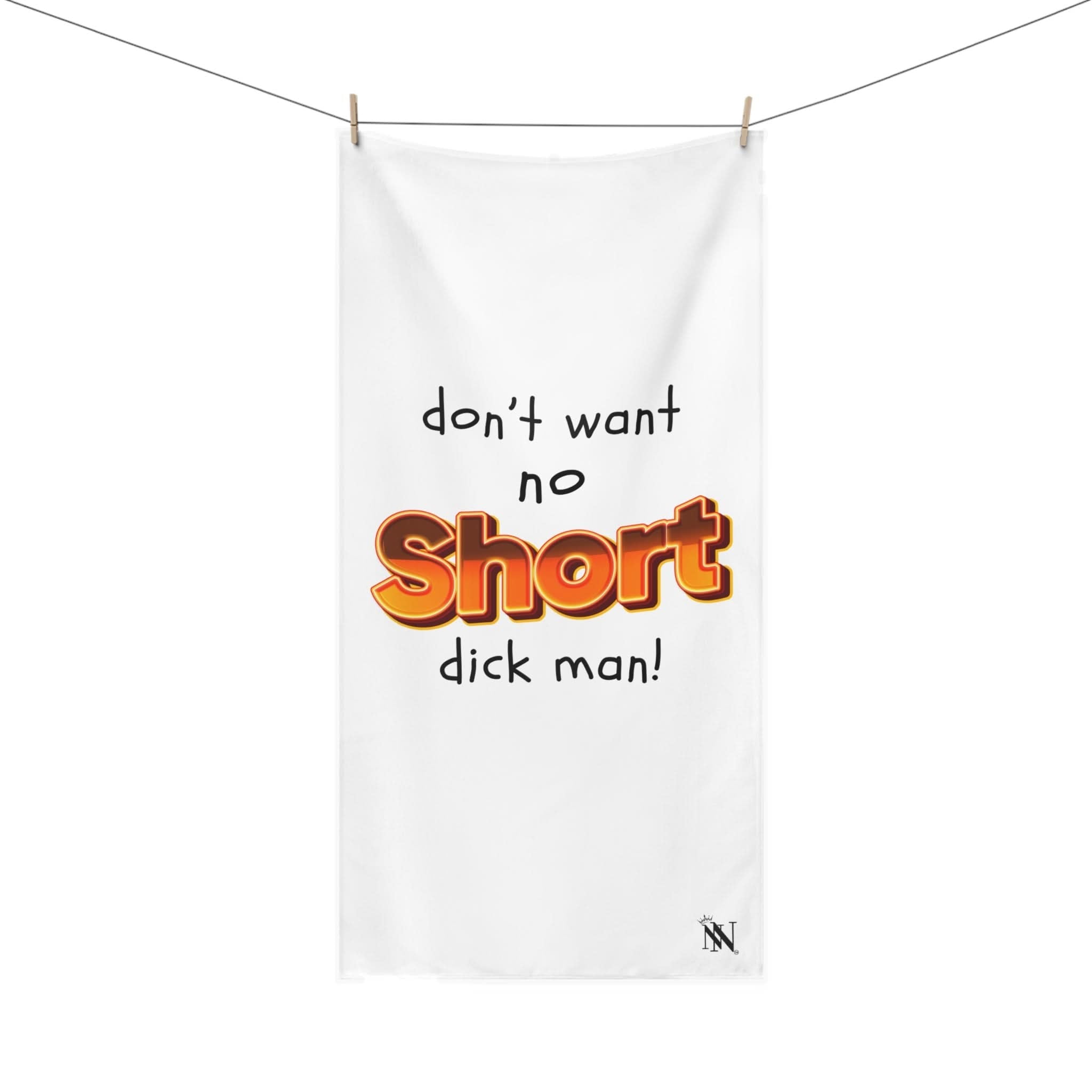 Short Dick Man | Mix & Match Naughty XL Fun-Flirty Lovers’ Towels