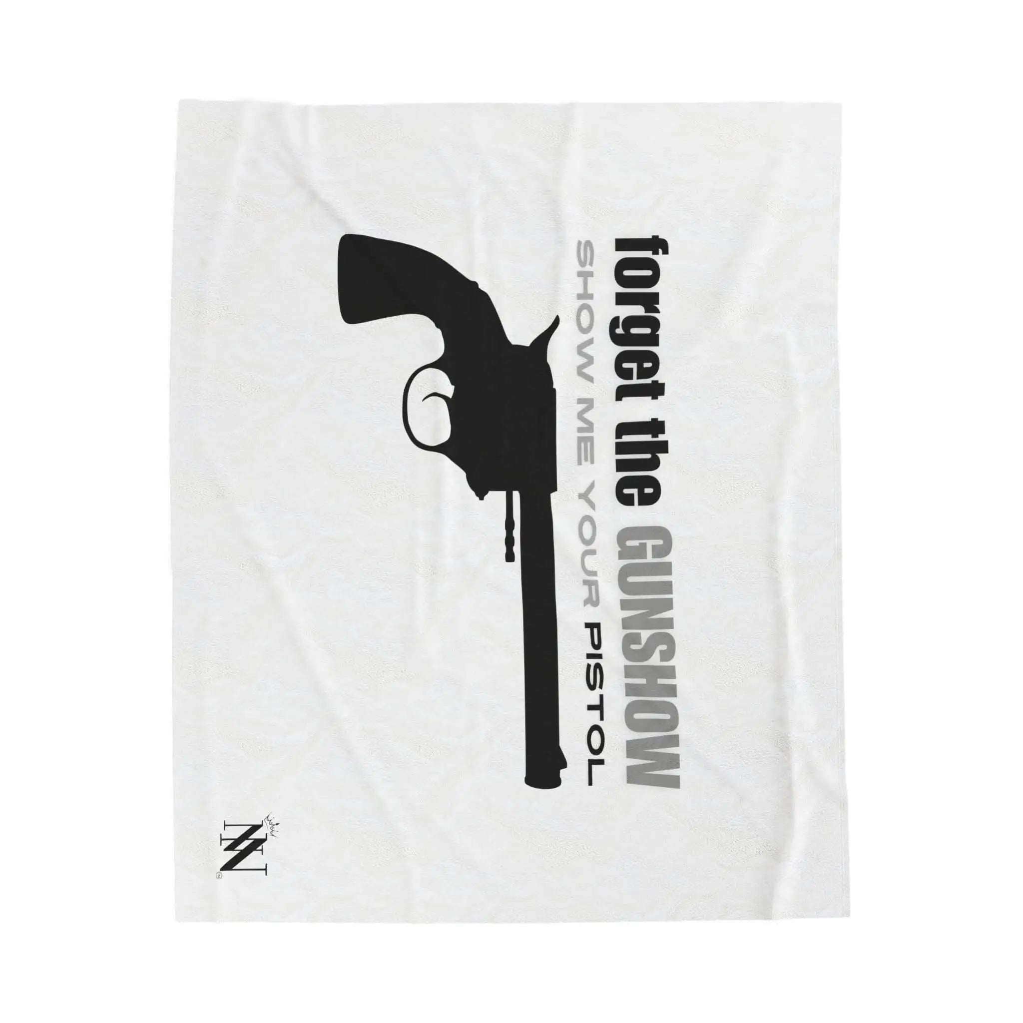 Show Me Your Pistol | Mix & Match Fun-Flirty Lovers’ Blankets
