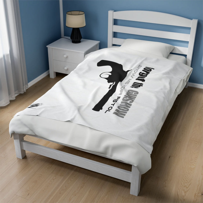 Show Me Your Pistol | Mix & Match Fun-Flirty Lovers’ Blankets