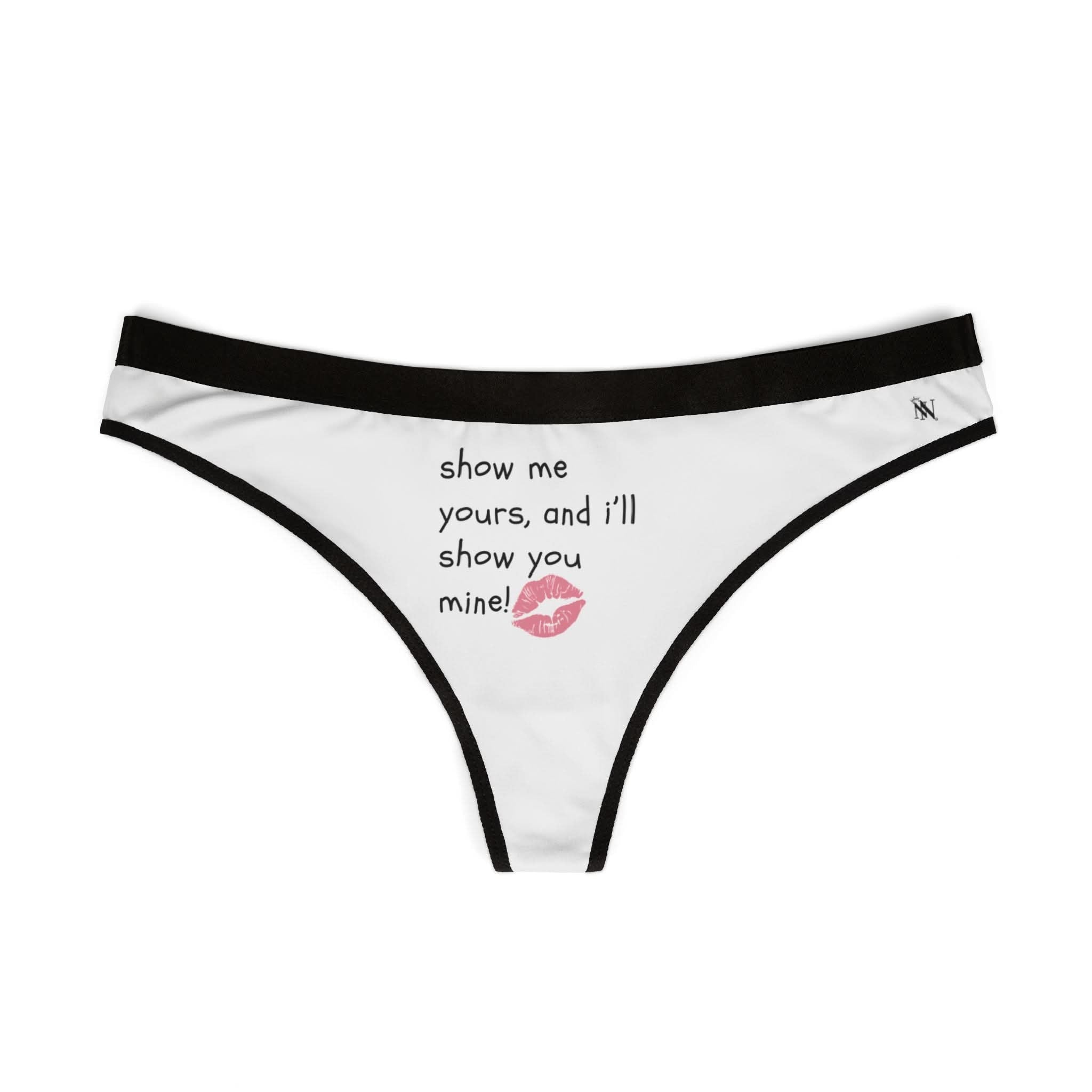 Show Me Yours | Mix & Match Women’s Fun-Flirty Lovers’ Thongs
