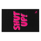 Shut Up! Black Mix & Match Soft Sex Towels | Flirty Lovers’ Gifts