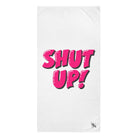 Shut Up! | Mix & Match Naughty XL Fun-Flirty Lovers’ Towels