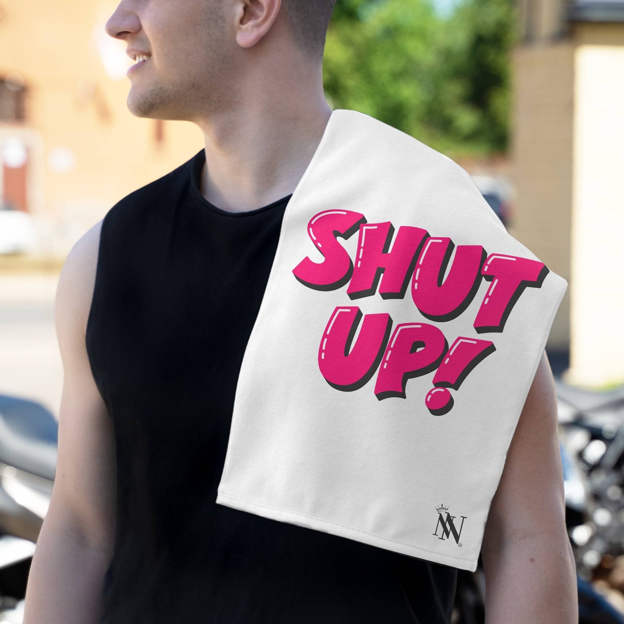 Shut Up! | Mix & Match Soft Fun-Flirty Lovers’ Towels