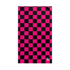 Signature Pink Black Checkers | Mix & Match Original Fun-Flirty Lovers’ Towels