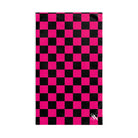 Signature Pink Black Checkers | Mix & Match Original Fun-Flirty Lovers’ Towels