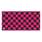 Signature Pink Black Checkers | Mix & Match XL Fun-Flirty Lovers’ Towels