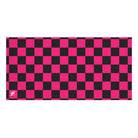 Signature Pink Black Checkers | Mix & Match XL Fun-Flirty Lovers’ Towels