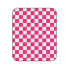 Signature Pink White Checkered | Mix Match Fun-Flirty Lovers’ Water-Resistant Blankets