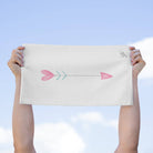 Simple Arrow of Love | Mix & Match Soft Fun-Flirty Lovers’ Towels