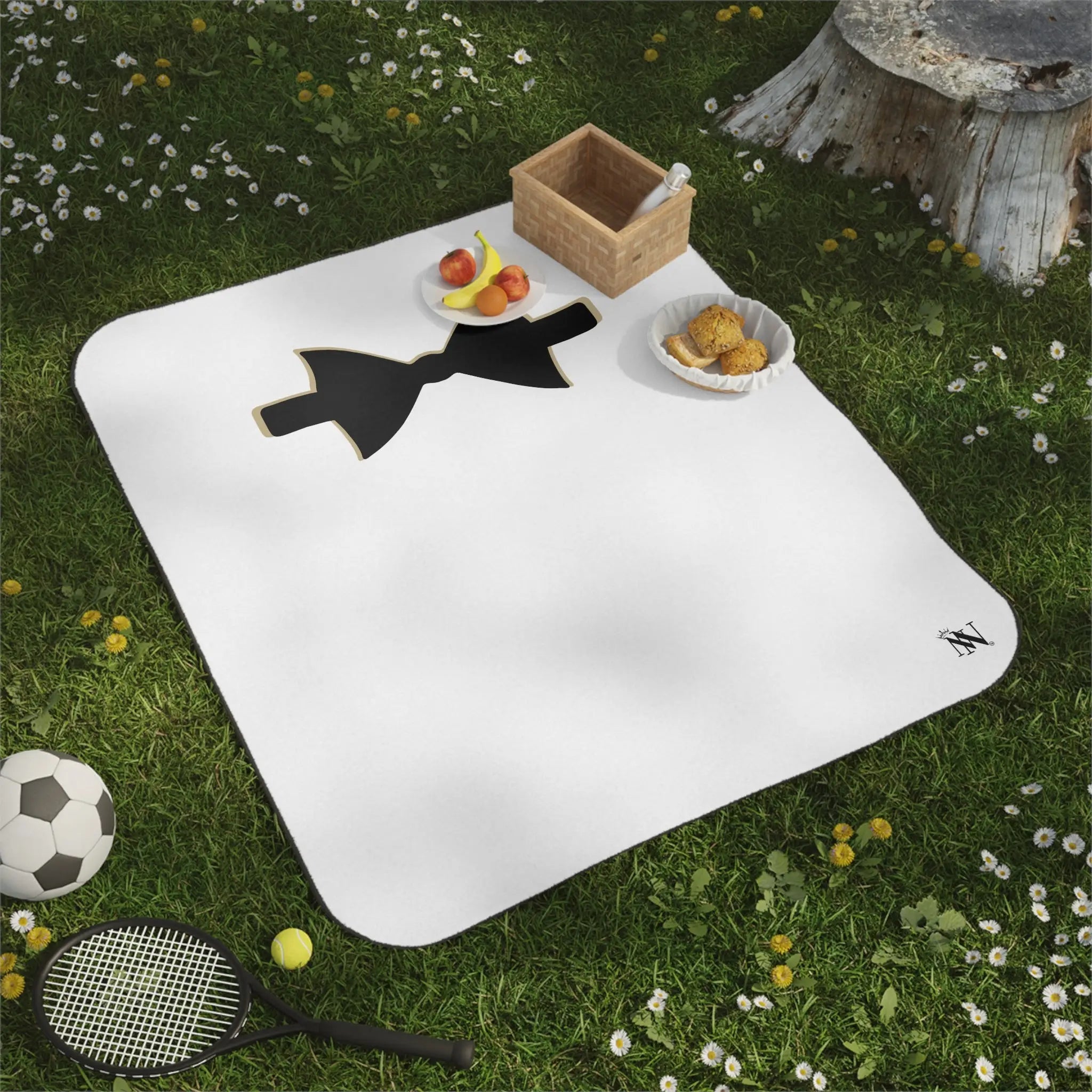 Simple Bow Tie | Mix Match Fun-Flirty Lovers’ Water-Resistant Blankets