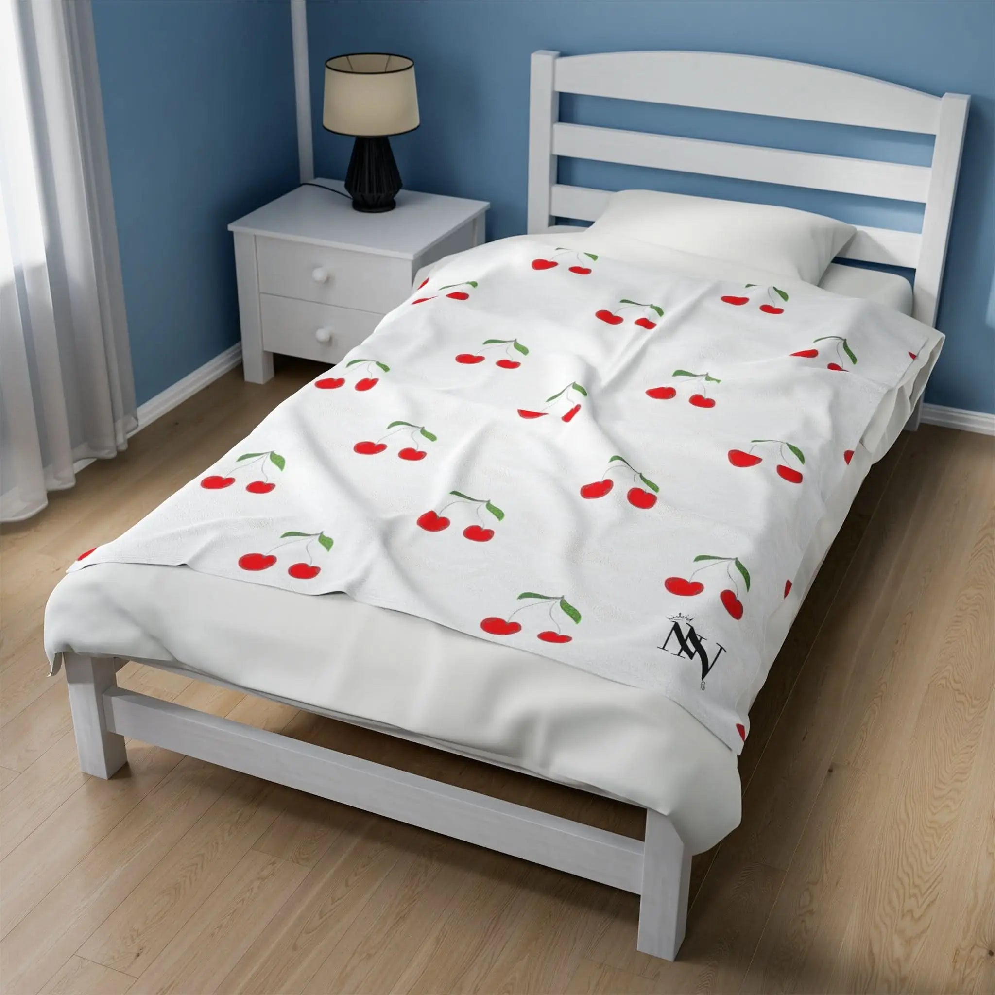 Simple Cherries | Mix & Match Fun-Flirty Lovers’ Blankets