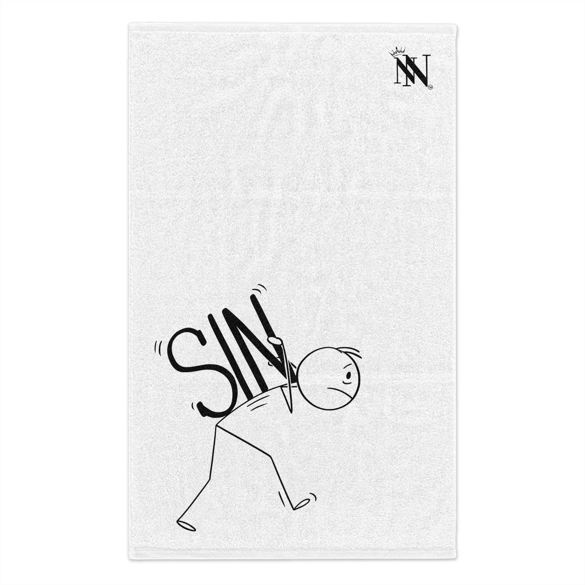 Sin on My Back | Mix & Match Soft Fun-Flirty Lovers’ Towels