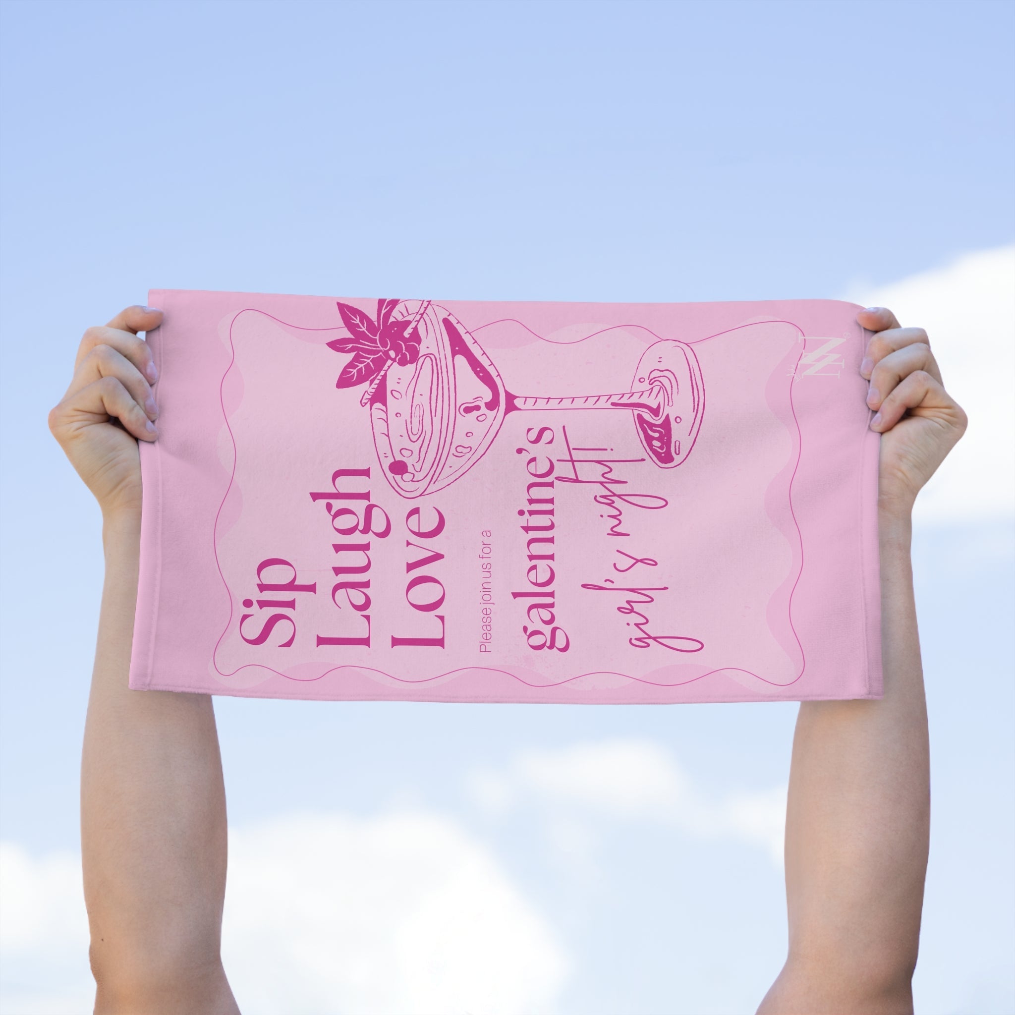 Sip Laugh Love | Mix & Match Soft Fun-Flirty Lovers’ Towels