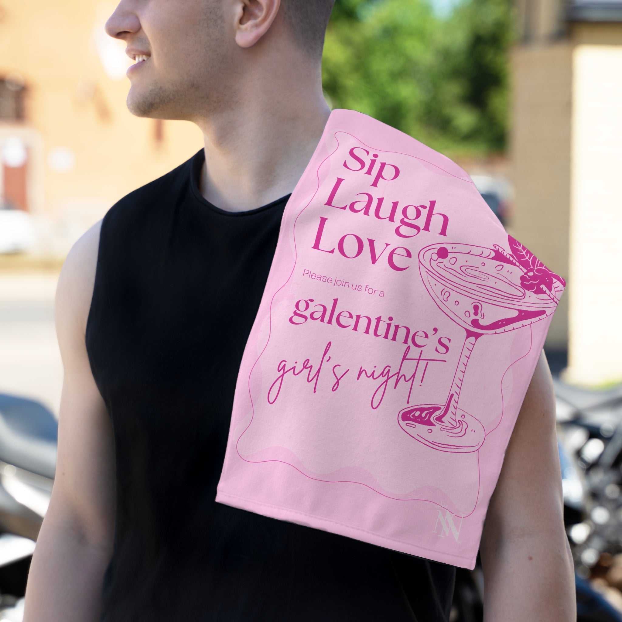 Sip Laugh Love | Mix & Match Soft Fun-Flirty Lovers’ Towels