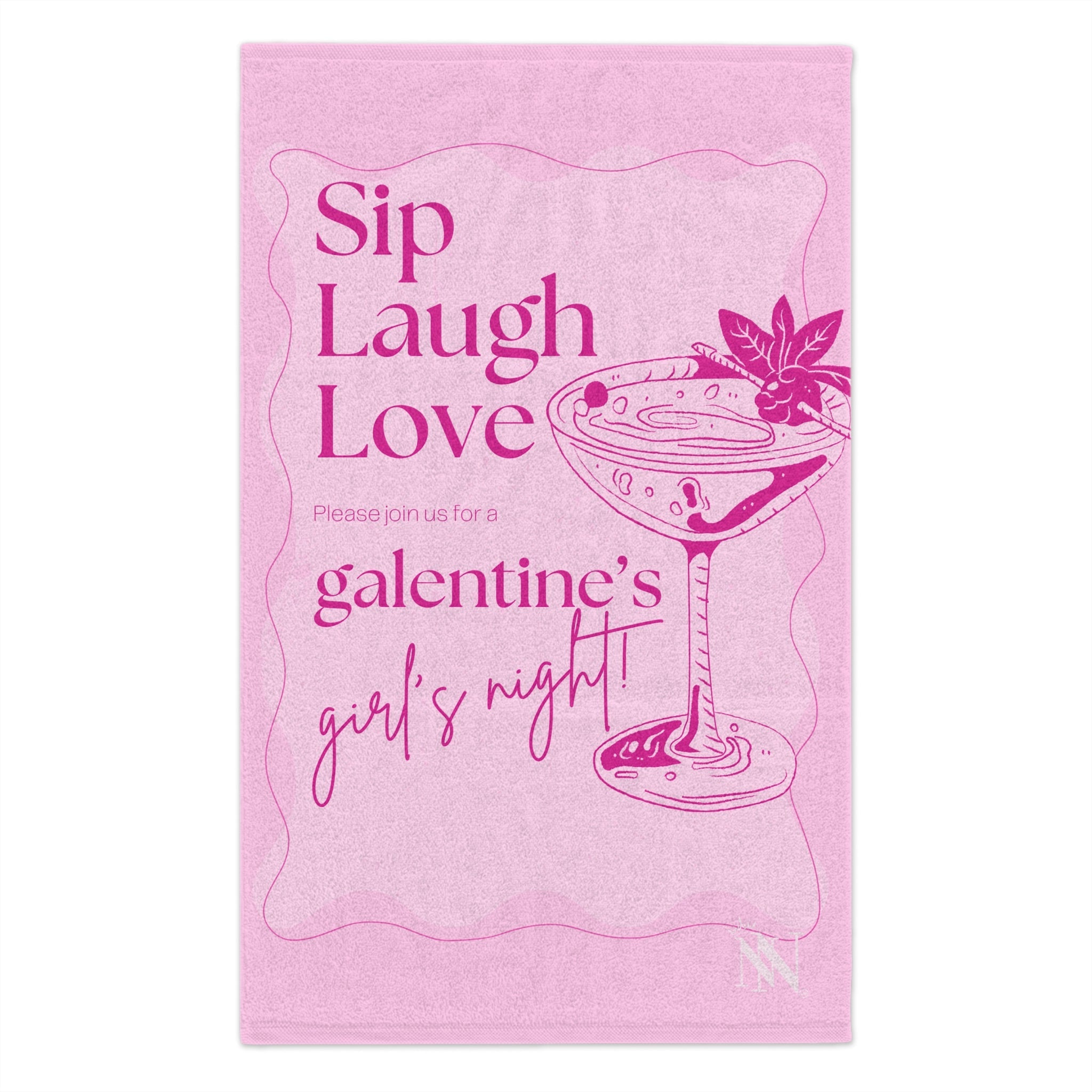 Sip Laugh Love | Mix & Match Soft Fun-Flirty Lovers’ Towels