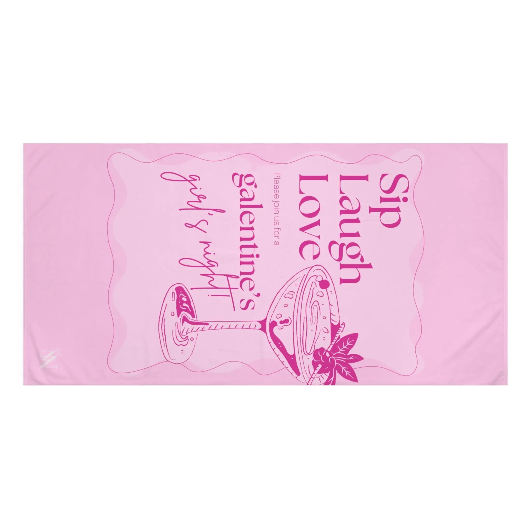 Sip Laugh Love | Mix & Match XL Fun-Flirty Lovers’ Towels