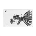 Sketched Formal Bride | Mix & Match Original Fun-Flirty Lovers’ Towels