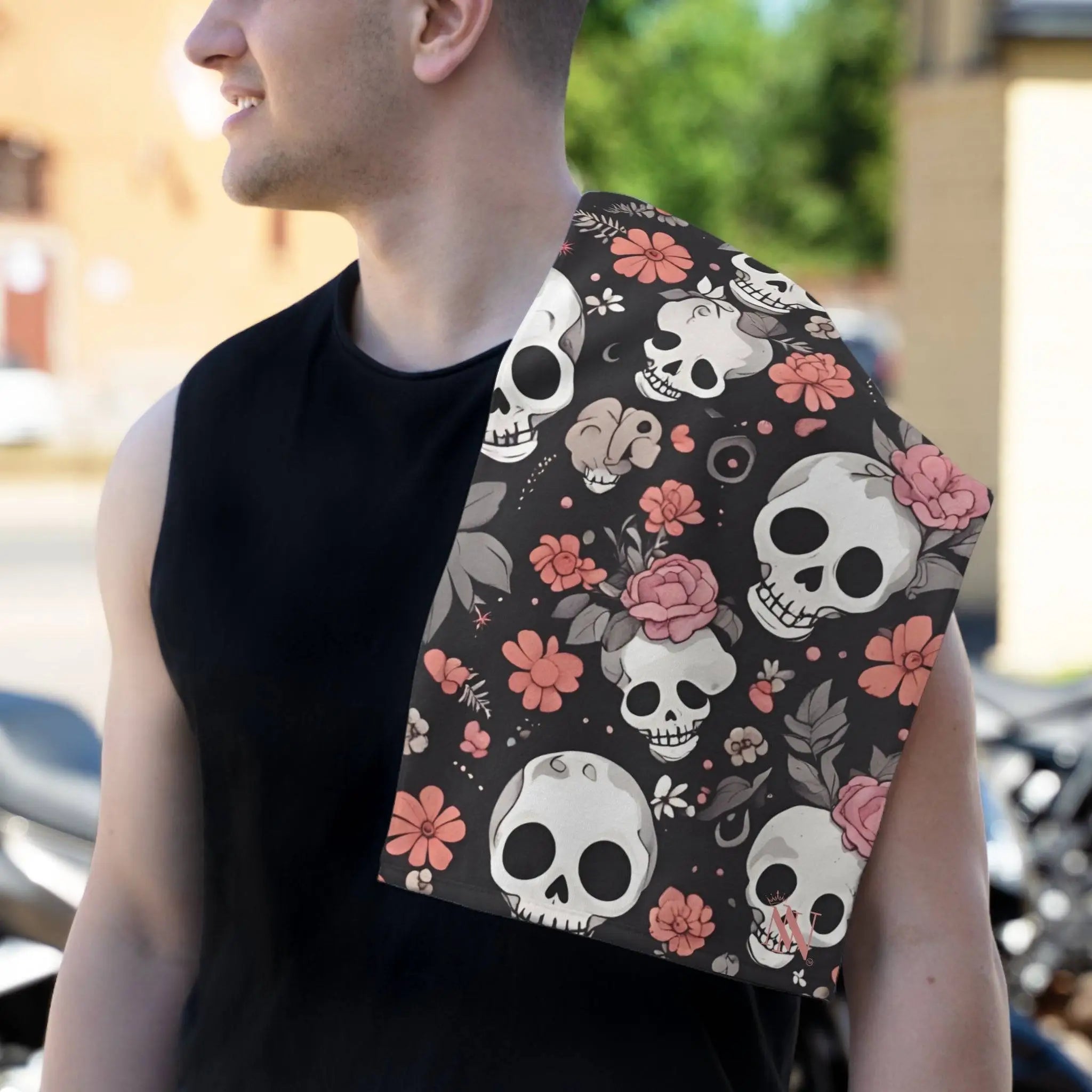 Skull Garden | Mix & Match Soft Fun-Flirty Lovers’ Towels