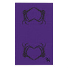Skull Heart Shareable Purple | Mix & Match Soft Fun-Flirty Lovers’ Towels