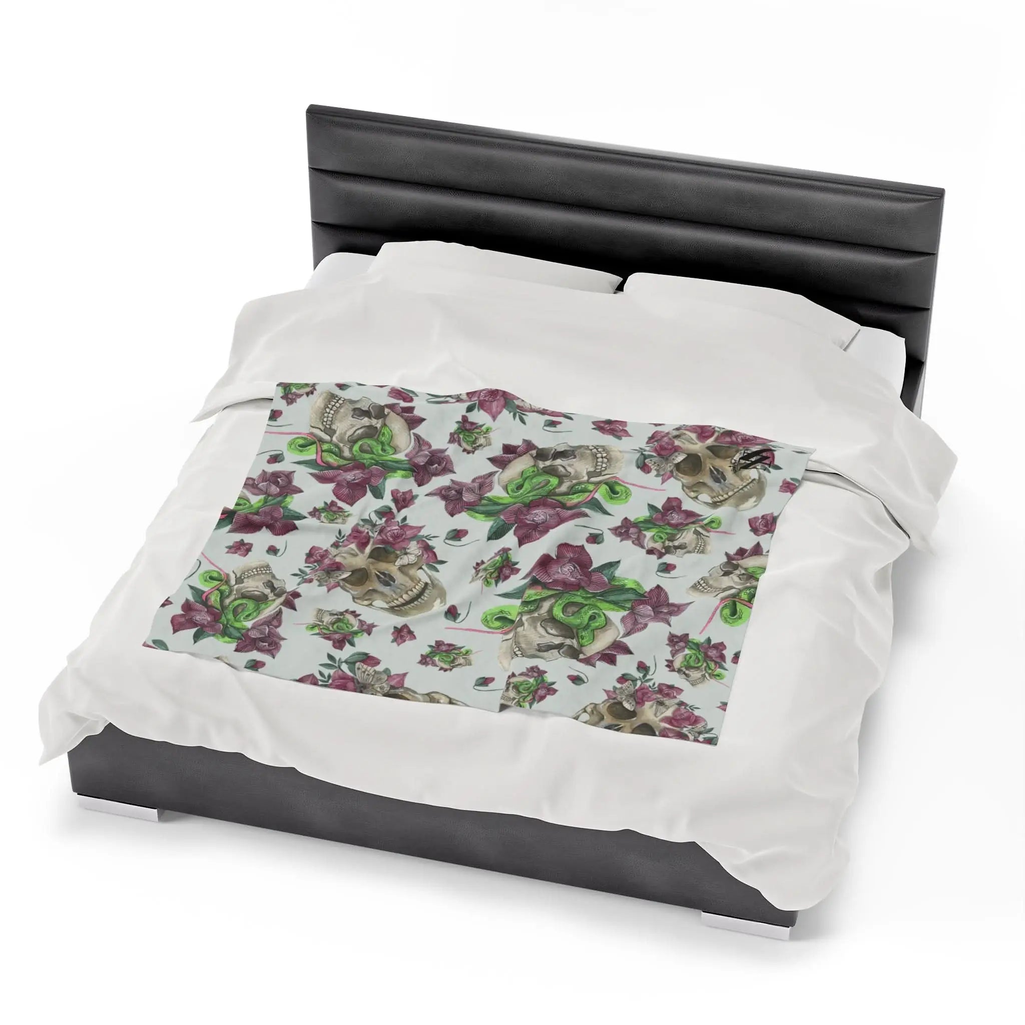 Skulls & Snakes | Mix & Match Fun-Flirty Lovers’ Blankets