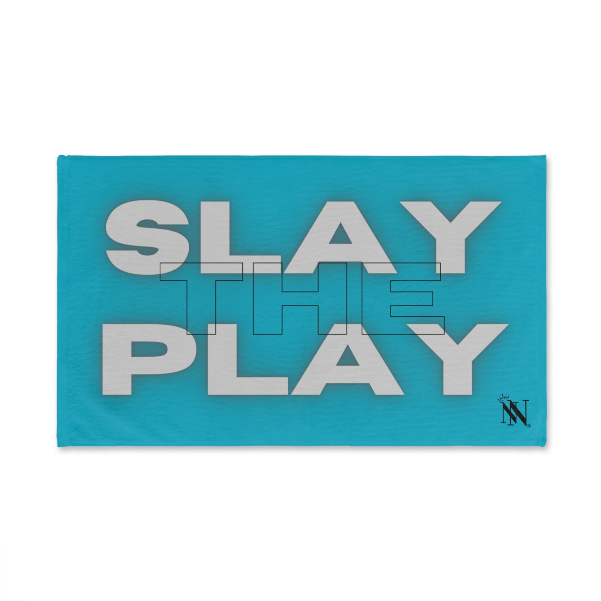 Slay the Play Teal | Mix & Match Original Fun-Flirty Lovers’ Towels