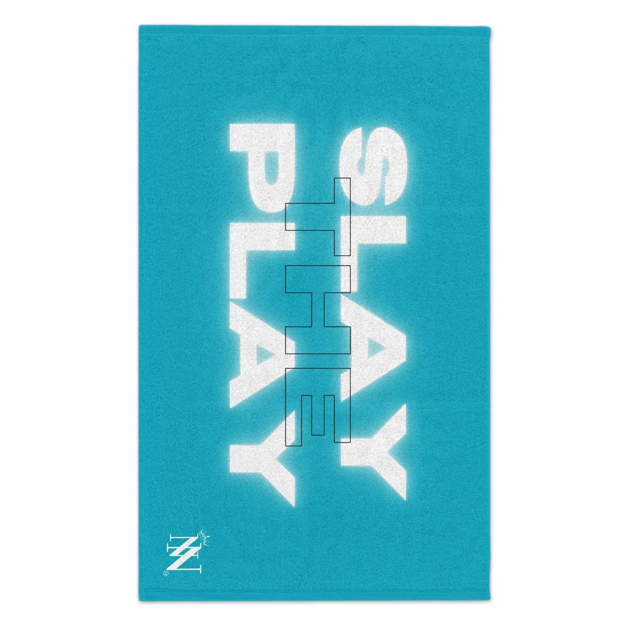 Slay the Play Teal Mix & Match Soft Sex Towels | Naughty Lovers’ Gifts