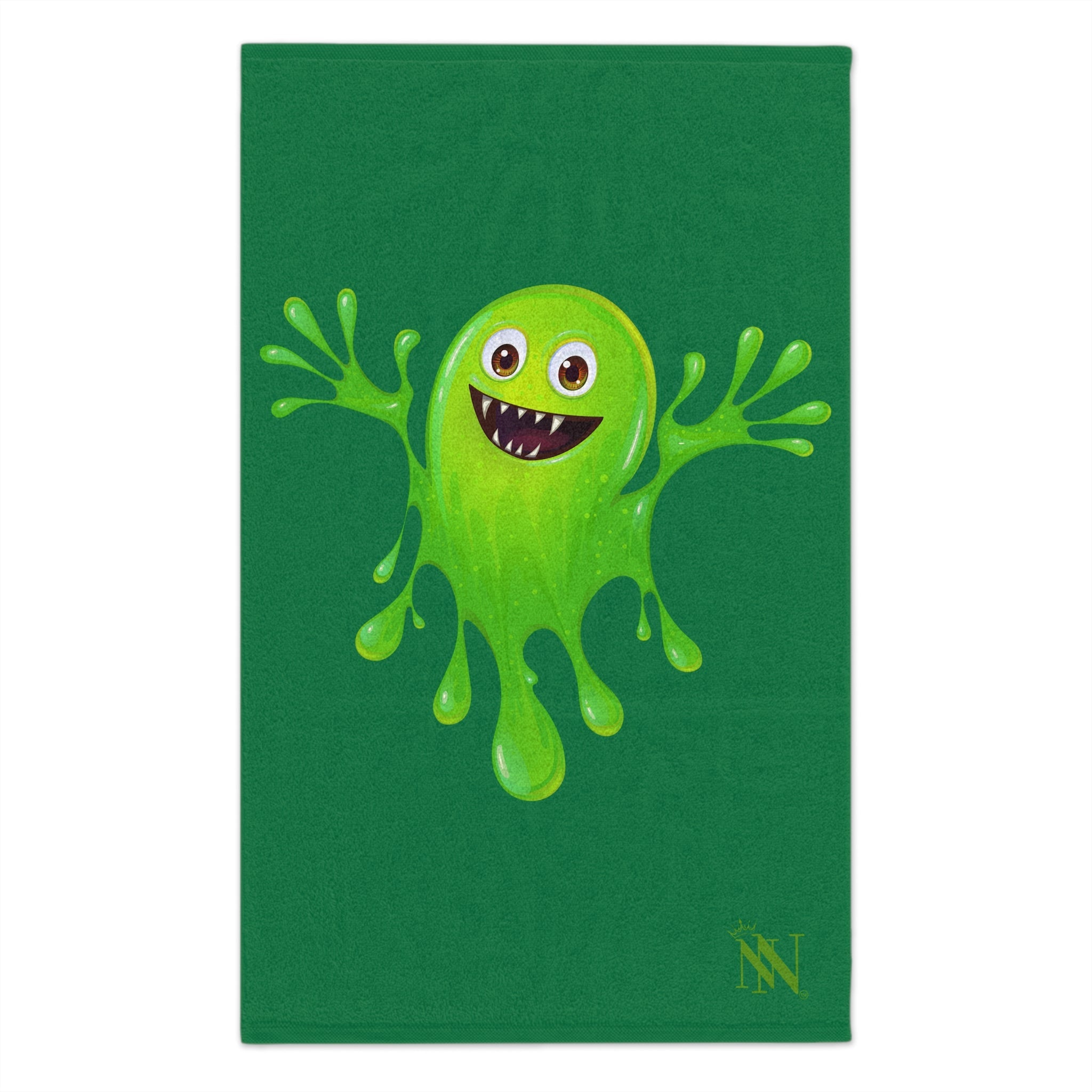 Slimy Monster Green | Mix & Match Soft Fun-Flirty Lovers’ Towels