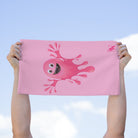 Slimy Pink Monster Light Pink | Mix & Match Soft Fun-Flirty Lovers’ Towels