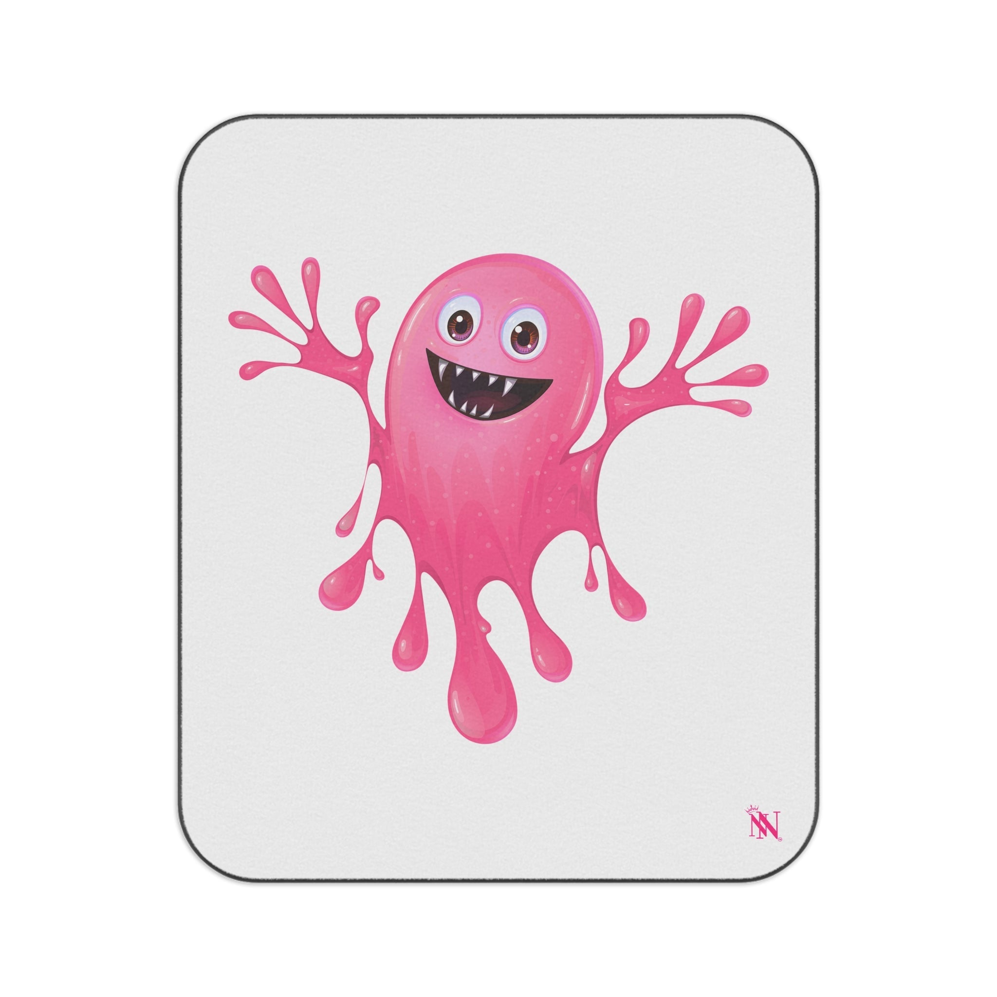Slimy Pink Monster | Mix Match Fun-Flirty Lovers’ Water-Resistant Blankets