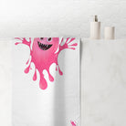 Slimy Pink Monster | Mix & Match Naughty XL Fun-Flirty Lovers’ Towels